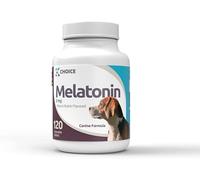 K9 Choice Melatonin for Dogs 3 mg Chewable Peanut Butter Flavor 120 Pcs, Specially Formulated for Dogs (most dogs will eat tablets like a treat) Food Supplements