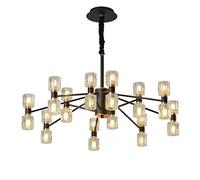 K9 Crystal Chandelier Lighting Chandelier Led Ceiling Light Fixture Adjustable Pendant Lighting Fixture for Dining Room Bathroom Livingroom,a,18 Lights