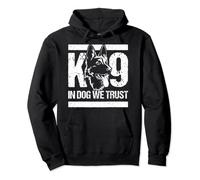 K9 Dog Unit Police Officer - K-9 In Dogs We Trust Pullover Hoodie