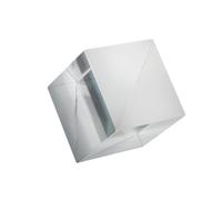 K9 Glass Optical Beam Splitter 20 * 20 * 20mm, Splitting Prism Spectral Ratio 5:5 with Anti-Reflective Coating 1pc
