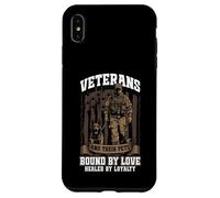 K9 Military Dog Veterans And Their Pets Quote Love Loyalty Case for iPhone XS Max