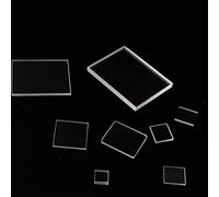 K9 Optical Glass Sheet - High Precision Square and Rectangular Glass for Experimental Use - Available in Multiple Sizes(15-15-0.5mm 10PCS)