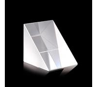 K9 Optical Glass Triangular Prism - 40x40x40mm for Light Deflection and Beam Offset