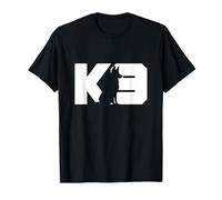 K9 Police Dog Silhouette K9 Handler Police Dog Trainer T-Shirt