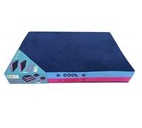 K9-Pursuits All Seasons Reversible Orthopedic Memory Foam Dog Bed Large Cooling And Warming For Small to Large Dogs | Double Sided Pet Mattress With Removable Washable Cover Blue For Everyday Use