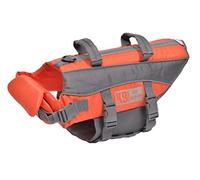 K9 Pursuits High Visibility Easy Grab Float Coat Life Jacket, Large c,Orange