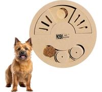 K9 Pursuits K9 Hide N Slide Dog Treat Dispenser Interactive Iq Game Puzzle Dog Toy Tan
