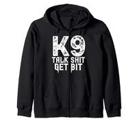 K9 Shirt K-9 Police Dog Handler Law Enforcement Sheriff Zip Hoodie