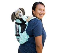 K9 Sport Sack | Dog Carrier Backpack for Small and Medium Pets | Front Facing Adjustable Dog Backpack Carrier | Fully Ventilated | Veterinarian Approved (Small, Air - Summer Mint)