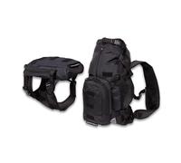 K9 Sport Sack Walk-On | Dog Carrier Dog Backpack with Harness & Storage (Medium, Anthracite Black)