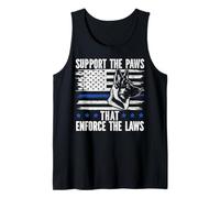 K9 Unit Law Enforcement Police Dog Handler Search and Rescue Tank Top