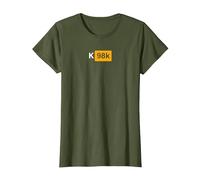 K98k German Ordnance Rifle Crossed - Mauser 7,92 x 57 T-Shirt, Women, Olive Green, X-Large