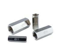 KA-06 KA-08 KA-10 KA-15 Air Non Return Aluminum Pneumatic Check Valve Copper Nickel Plating One-Way Valve CV-01 02 03 04(KA-15,with 6mm Fittings)