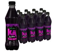 KA Caribbean Black Grape Fizzy Drinks - Traditional & Authentic Caribbean Jamaican Style Sparkling Drink - Soft Drinks Multipack - Black Grape Soda Drinks Bulk Pack - 12 x 500ml Bottles