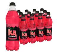 KA Caribbean Fruit Punch Fizzy Drinks - Traditional & Authentic Caribbean Jamaican Style Sparkling Drink - Soft Drinks Multipack - Fruit Punch Soda Drinks Bulk Pack - 12 x 500ml Bottles