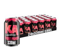 KA Caribbean Fruit Punch Fizzy Drinks - Traditional & Authentic Caribbean Jamaican Style Sparkling Drink - Soft Drinks Multipack - Fruit Punch Soda
