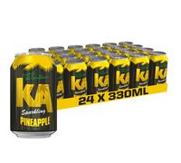 KA Caribbean Pineapple Fizzy Drinks - Traditional & Authentic Caribbean Jamaican Style Sparkling Drink - Soft Drinks Multipack - Caribbean Pineapple