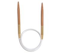 KA KA04285 16" US 4 3.5mm Circular Knitting Needles, Bamboo, Beige, US 7 4.5mm