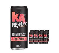 KA Remix Rum Fruit Punch Premixed Can Multipack, 12 x 330 ml
