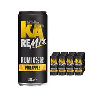 KA Remix Rum Pineapple Premixed Can Multipack, 12 x 330 ml