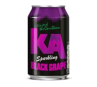 KA Sparkling Black Grape Soft Drink, 24 Pack, 330ml Cans