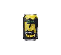 KA Sparkling Pineapple | 24 x 330ml Cans | Based on Original Jamaican Soft Drink Recipes | A Taste of the Caribbean