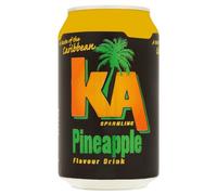 KA Sparkling Pineapple Flavour Drink 330ml (Pack of 24 x 330ml)