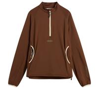 KA_YO_Prototype Men's Half Zip Base Layer Burnt Wine