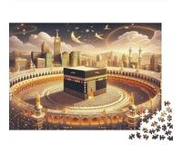 Kaaba Pilgrimage Jigsaw Puzzle 1000 Pieces Recycled Paper for Adults Puzzle Fun and Challenging Family Game Great Gift Idea for Relaxation Creativity 52x38cm/1000pcs