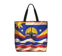 KAABNNT Arizona Flag-standard Print Large Tote Bag - Shopping Grocery Bag | Stylish Beach Bag for Travel, Gym & Outings