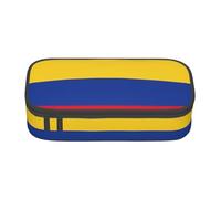 KAABNNT Flag of Colombia Print Portable Makeup Pencil Organizer Bag: for Eyebrow Pencils Cosmetic