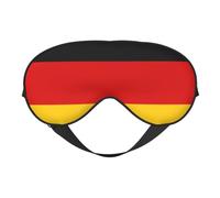 KAABNNT German Flag Print Dual - Sided Sleep Soft Eye Mask: All - Round Comfort, Travel and Rest