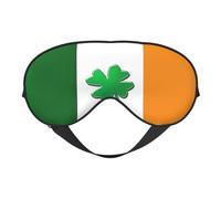 KAABNNT Irish Flag Print Dual - Sided Sleep Soft Eye Mask: All - Round Comfort, Travel and Rest