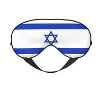 KAABNNT Israeli Flag Print Dual - Sided Sleep Soft Eye Mask: All - Round Comfort, Travel and Rest