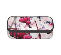 KAABNNT Paris Eiffel Tower France Print Portable Makeup Pencil Organizer Bag: for Eyebrow Pencils Cosmetic