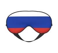 KAABNNT Russian Flag Print Dual - Sided Sleep Soft Eye Mask: All - Round Comfort, Travel and Rest