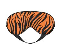 KAABNNT Tiger Stripes Orange Patterns Print Dual - Sided Sleep Soft Eye Mask: All - Round Comfort, Travel and Rest