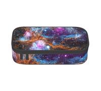 KAABNNT Universe Galaxy Space Print Portable Makeup Pencil Organizer Bag: for Eyebrow Pencils Cosmetic