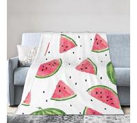 KAABNNT Watermelon fresh fruit Print Ultra-Soft Micro Fleece Blanket - Anti-Pilling, Air Conditioning Blanket for Bed,Sofa,Camping,Travel
