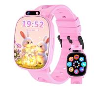 kaacly Kids Smart Watch - 1.9" Touch Screen Kids Watch 18 Games, Sleep Tracker, Calorie Step Counter, Flashlight, Smart Watch for Boys Girls Teens Birthday Gifts No APP NO SIM (Pink)