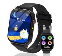 kaacly Kids Smart Watch for Girls Boys Gifts,Smart Watch Kids with 1.83 Inch DIY Face Steps Counter Sleep Monitoring Birthday Gifts Watch Toys for Children 4 5 6 7 8+ (Black)