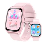 kaacly Kids Smart Watch with Activity Tracker Pedometer Sleep Monitor 18 Sport Modes Alarm Clock Calories Counter，Smart Watch for Kids Boys Girls Gifts (Pink)