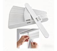 Kaaeiccr Vertical Blinds Repair Parts 20 Pcs, 89mm Slats, Window Repair Kit | White Plastic Top Clips, Durable Replacement Fixing Parts, Home DIY Maintenance, Household Louvre Hardware