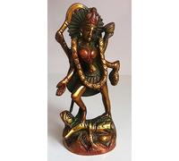 Kaali Brass Statue Shiva Age Meditation Durga Kali Maa Hindu Goddess-