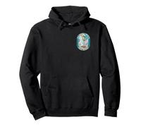 Kaanapali Beach Maui Hawaii Skeleton Surfer Dude Design Pullover Hoodie