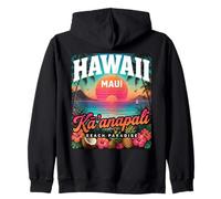 Kaanapali Maui Hawaii Beach Paradise Summer Island StyleTee Zip Hoodie
