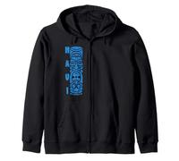 Kaanapali Maui Hawaii Tiki Mask Graphic Design Souvenir Zip Hoodie