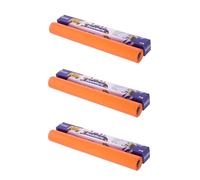 Kaanuka 3 Rolls of Waterproof Cover Synthetic Paper Orange