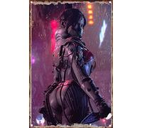 KAARIRI Apex Legends Wraith Ass Vintage Retro Metal Tin Sign Plaque Poster Wall Decor Art Shabby Chic Gift Mural Iron 12x8 Inch