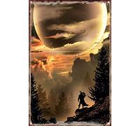 KAARIRI The Hunt Destiny 2 Vintage Retro Metal Tin Sign Plaque Poster Wall Decor Art Shabby Chic Gift Mural 12x8 Inch